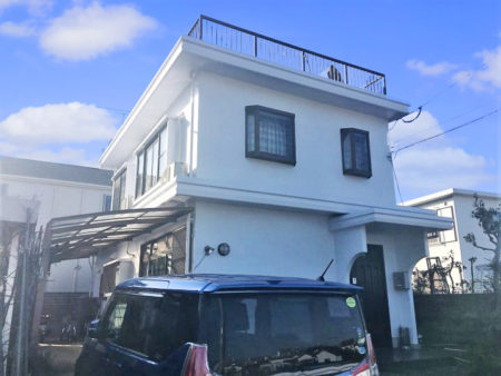 福岡市　H.K様邸　外壁塗装　陸屋根防水　20190205