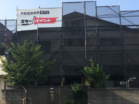 高圧洗浄終わりました。　福岡県　福岡市外壁塗装・屋根塗装　専門店　スターペイント　20180804