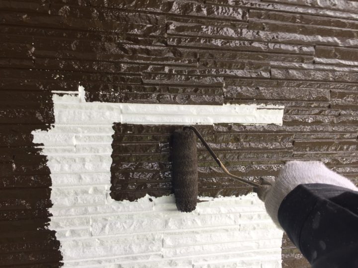 福岡県外壁屋根塗装工事　工事進捗　外壁塗装/屋根塗装/雨漏り専門店　福岡市　スターペイント　20190211