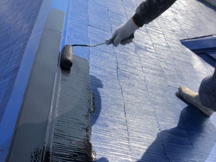 福岡市　I.K様邸　外壁塗装・屋根塗装の様子⑦　|外壁塗装/屋根塗装/雨漏り専門店　福岡市　スターペイント　20190207