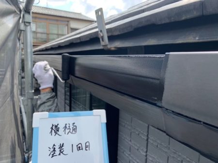 付帯部塗装：樋|外壁塗装/屋根塗装/雨漏り専門店　福岡市　スターペイント　20190430