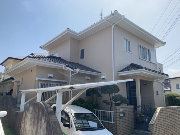施工事例　外壁塗装/屋根塗装/雨漏り専門店　福岡市　スターペイント　20190428