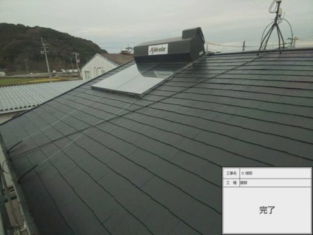 糟屋郡　K.D様邸　屋根塗装　20200124