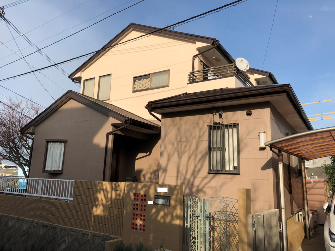 春日市　外壁塗装工事　屋根塗装工事　20210319