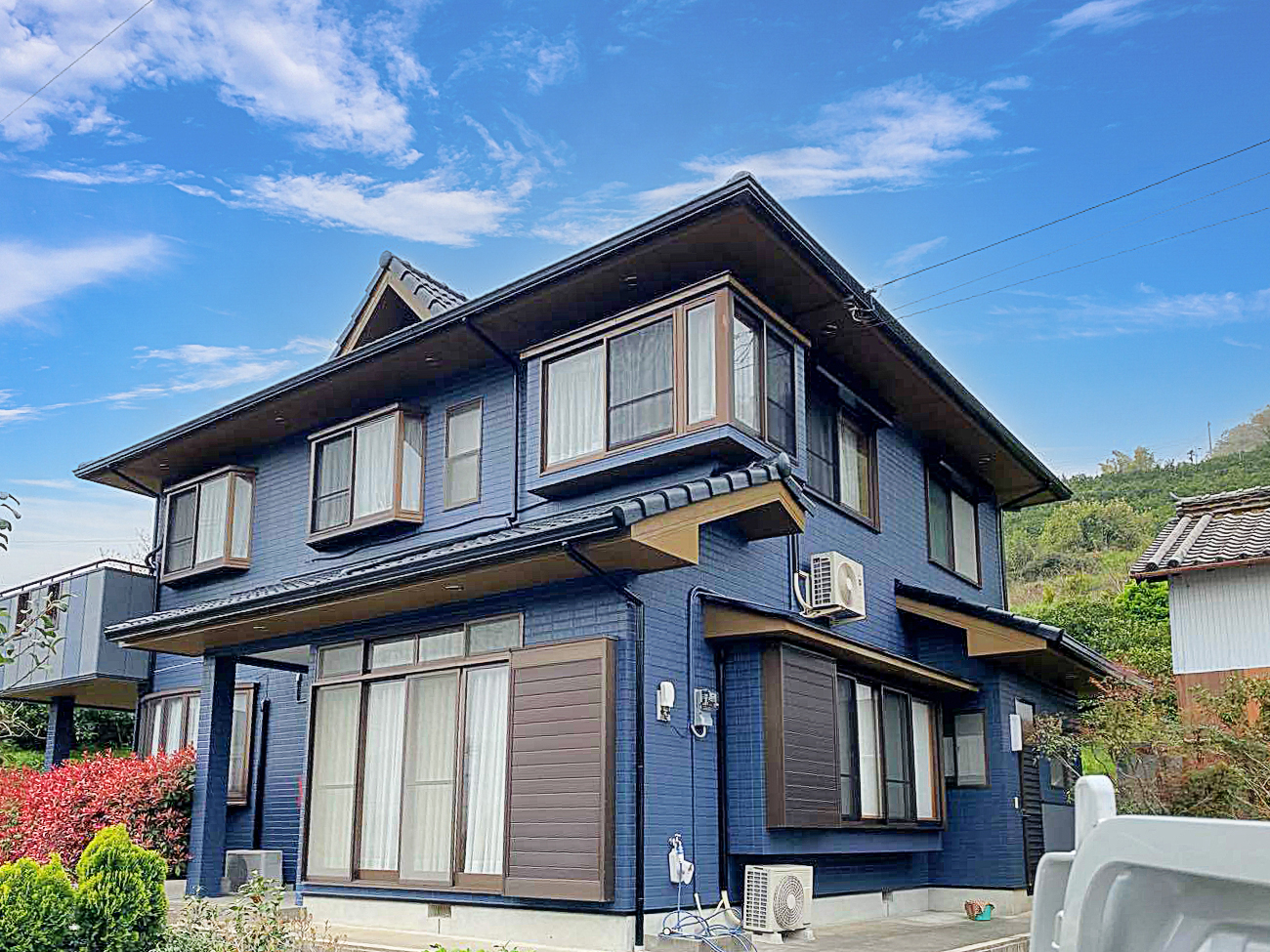 八幡浜市　二宮様　外壁塗装/屋根塗装/倉庫塗装　2021/4/11