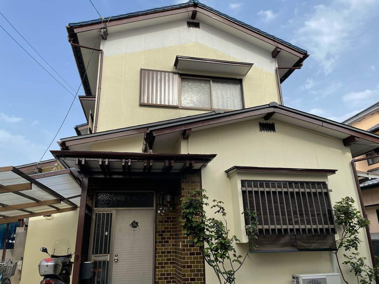 松山市　匿名様邸　外壁塗装　2021/4/10