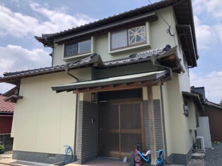 糟屋郡　匿名様邸　外壁塗装工事　20210920
