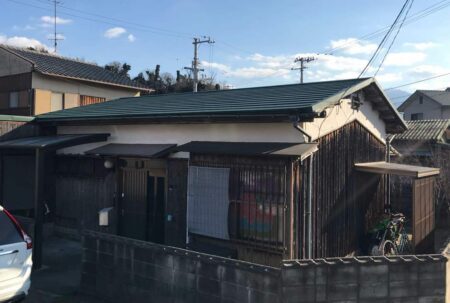 新居浜市　石井様邸　屋根葺き替え　2022/1/15
