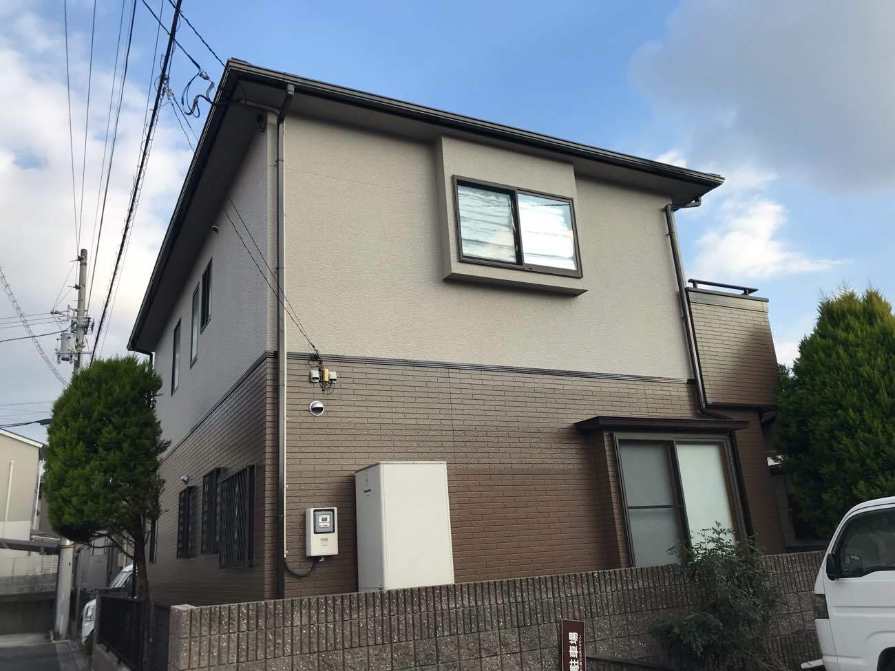 松山市　匿名様邸　外壁塗装/屋根葺き替え　2022/1/5