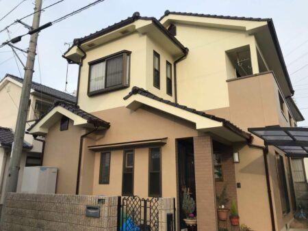 松山市　秦様　外壁塗装　2022/3/12