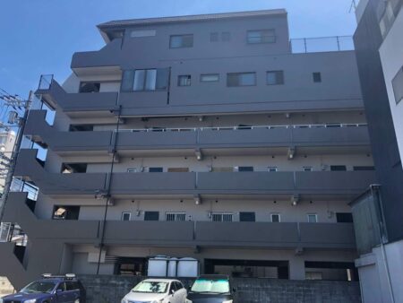 松山市　ゴールデンハイツ渡部　外壁塗装/防水工事　2022/8/16