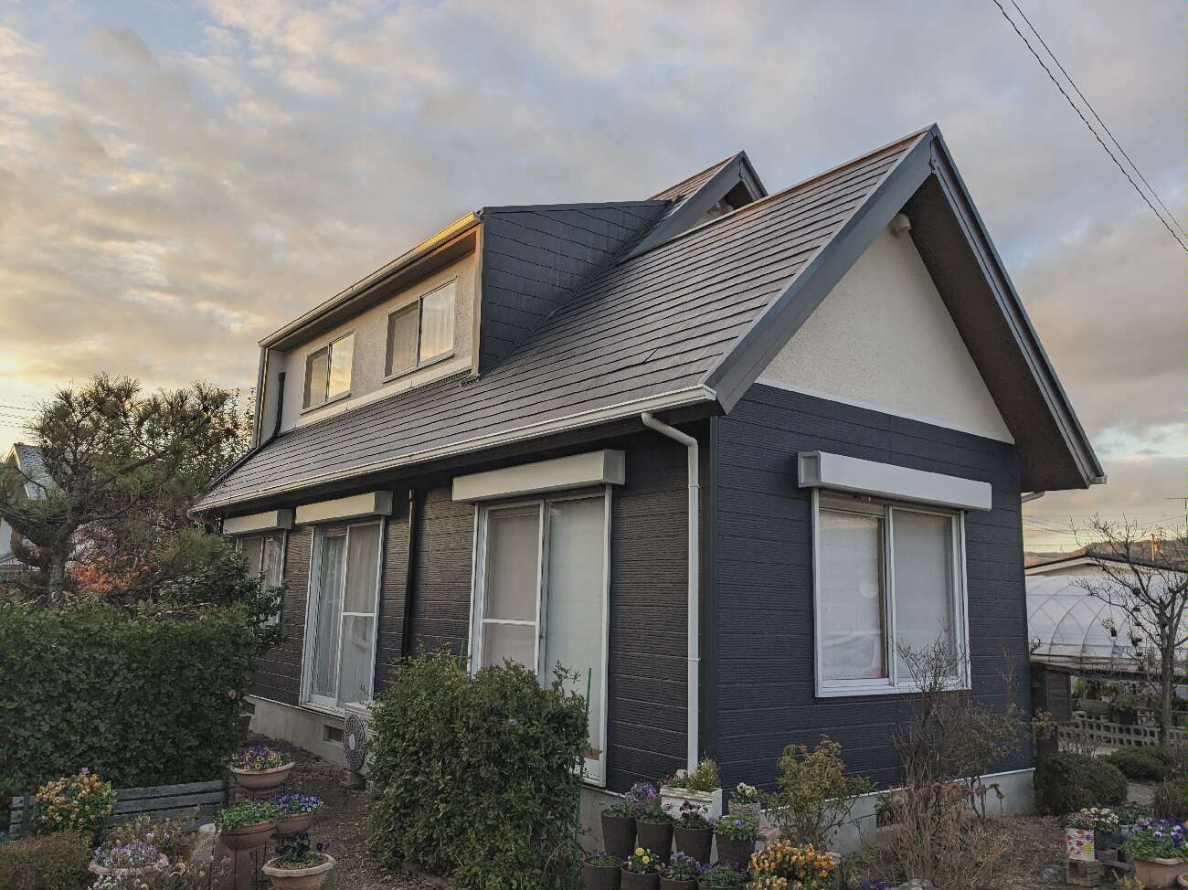 東温市　匿名様邸　外壁塗装/屋根塗装　2023/1/8