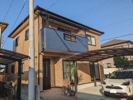 松山市　匿名様邸　外壁塗装　2023/2/4