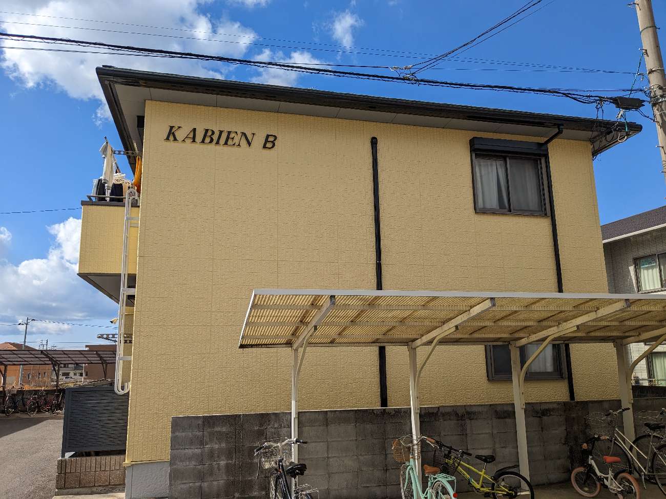 松山市　KABIENB棟　外壁塗装　2023/3/3