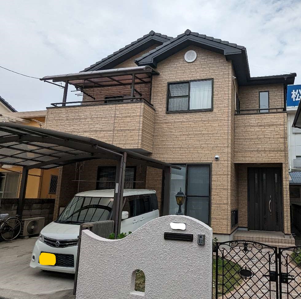 松山市　匿名様邸　外壁塗装　2023/6/26