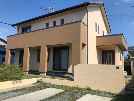 熊本市南区 I様邸 外壁塗装工事 20230804