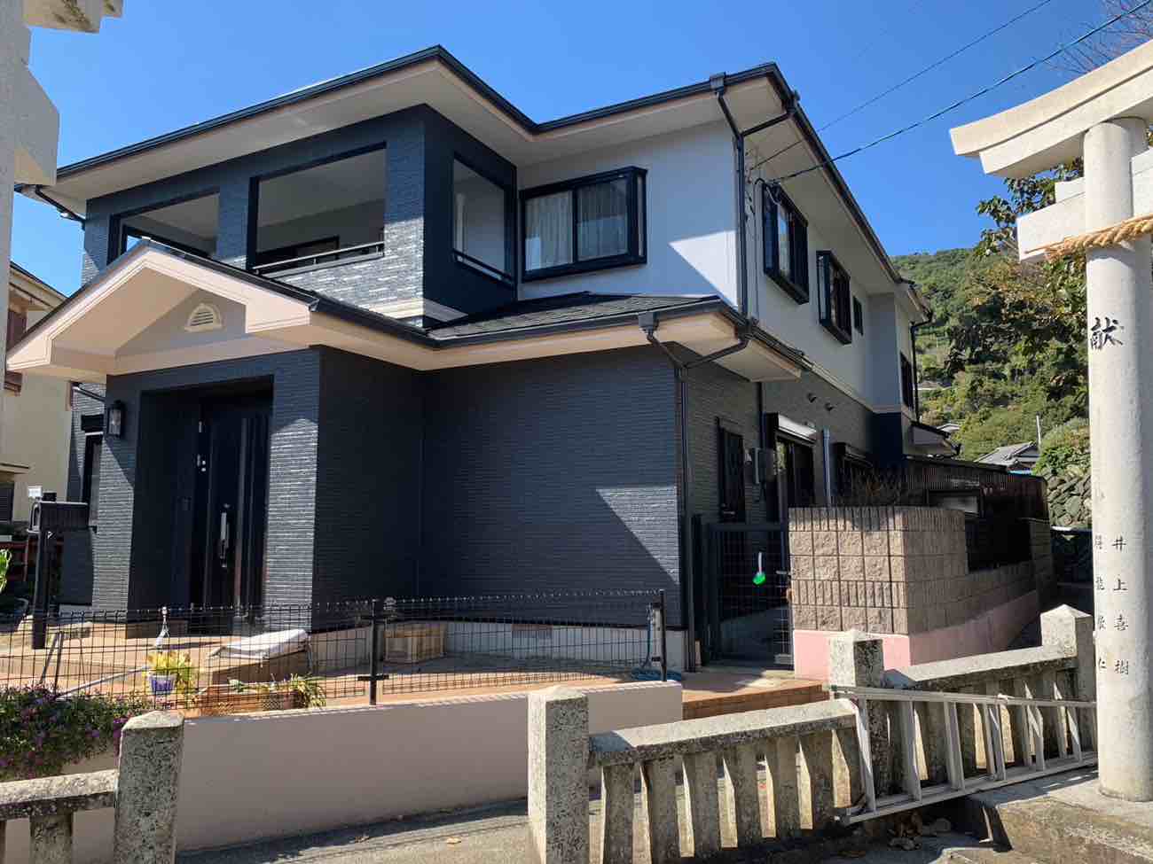 伊方町　H.K様邸　外壁塗装・屋根塗装　2023//10/26