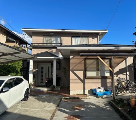 伊予郡松前町　匿名様邸　屋根カバー工法　外壁塗装　2023/12/1