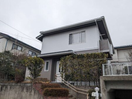 松山市　匿名様邸　外壁塗装　屋根塗装　2024/1/20