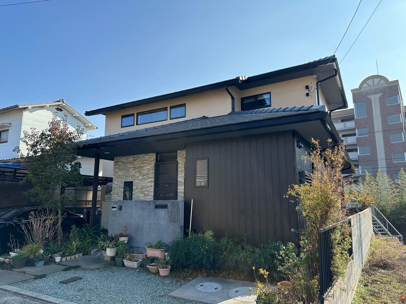 松山市　Y.I様邸　外壁塗装　2024/1/7