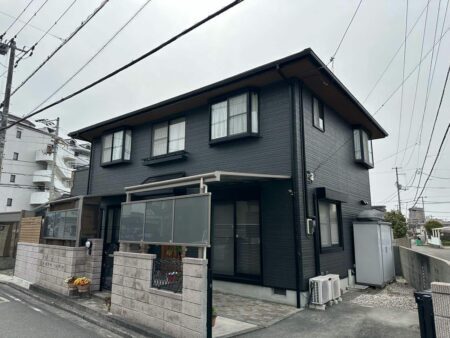 松山市　匿名様邸　外壁塗装　屋根塗装　2024/4/13