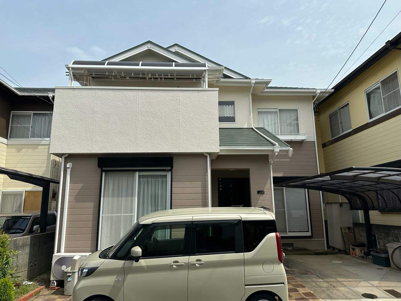 松山市　H.T様邸　外壁塗装　屋根塗装　2024/4/11