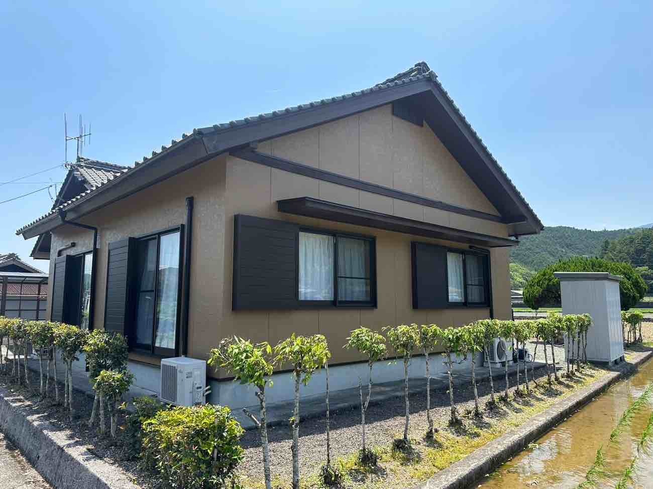 北宇和郡鬼北町　匿名様邸　外壁塗装　2024/5/27