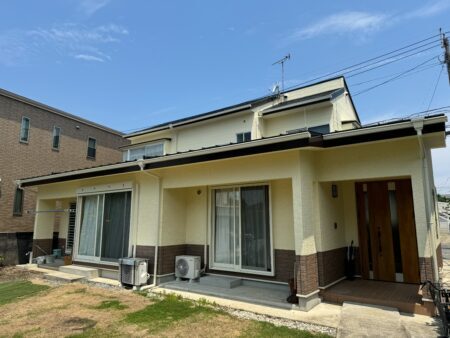 熊本市中央区 E様邸 屋根塗装工事 外壁塗装工事