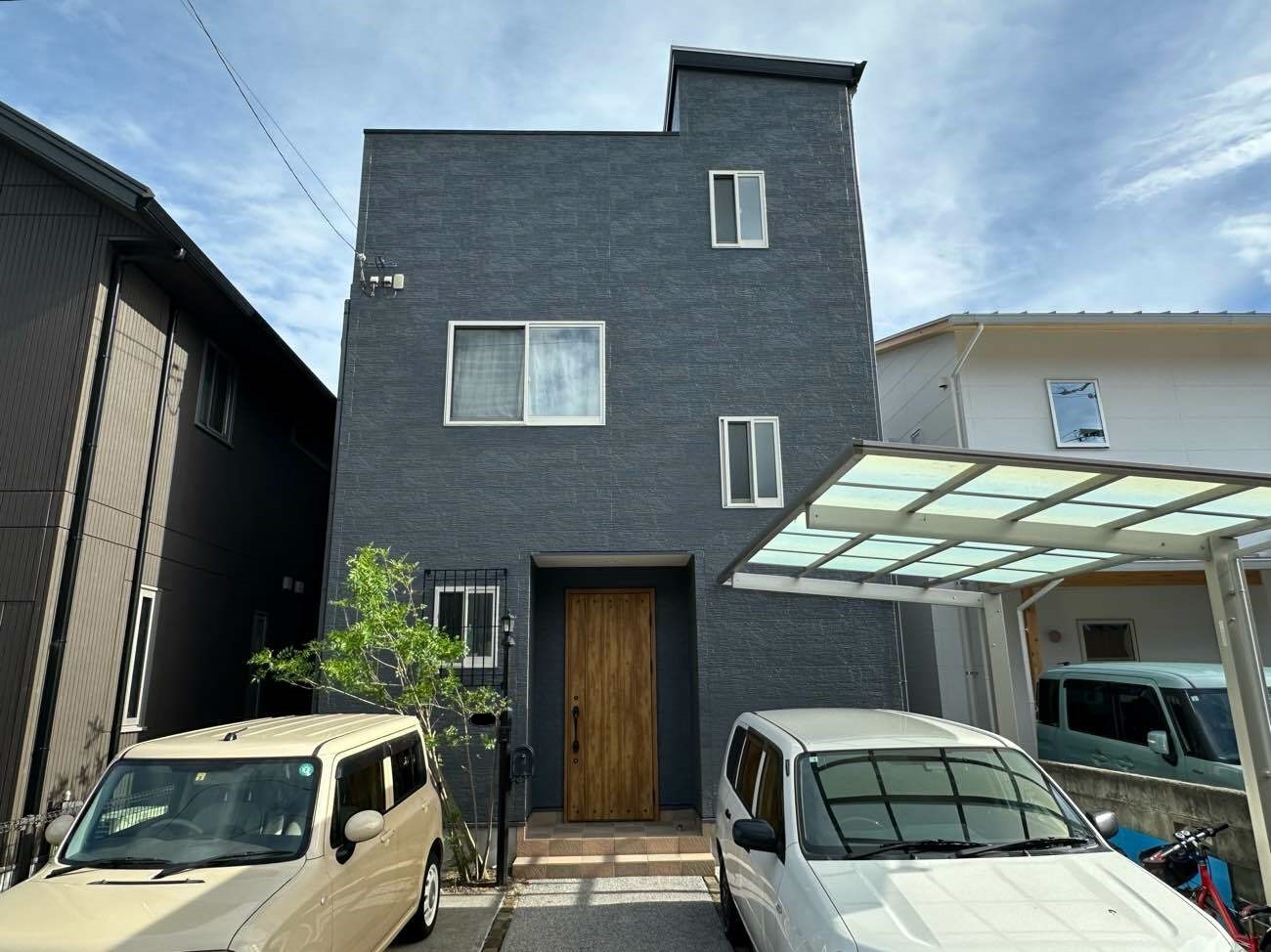 松山市　N.S様邸　外壁塗装　屋根塗装　2024/7/29