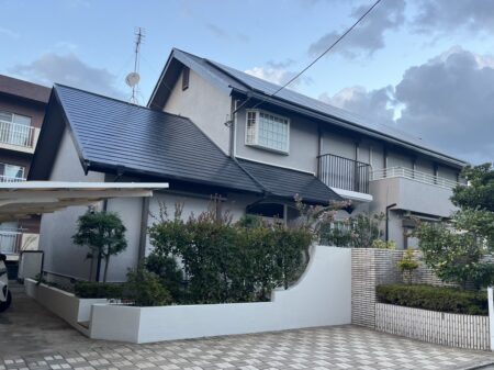 福岡市早良区　T様邸　外壁塗装工事　屋根塗装工事　築30年