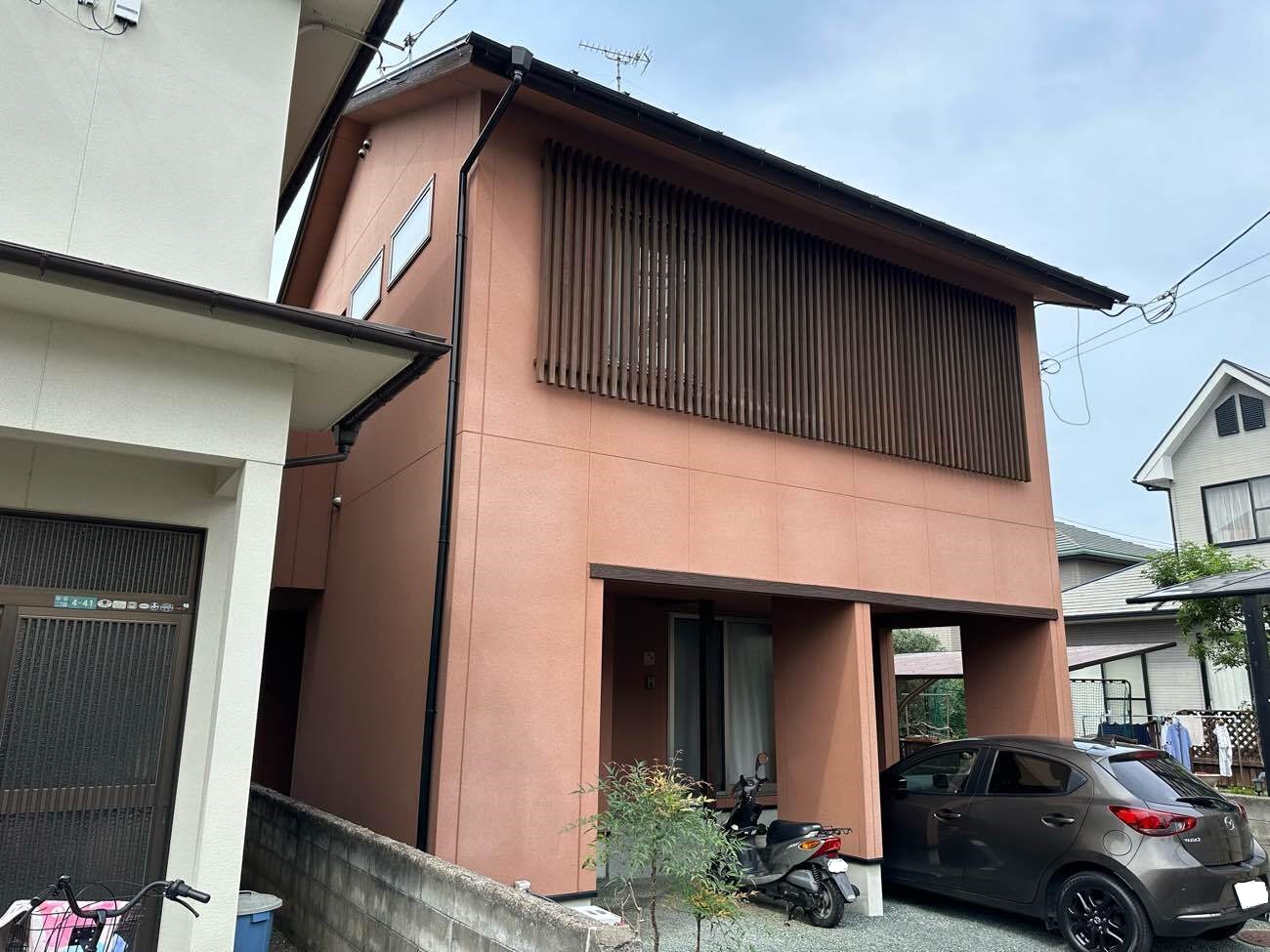 松山市　永田様邸　屋根塗装　2024/107