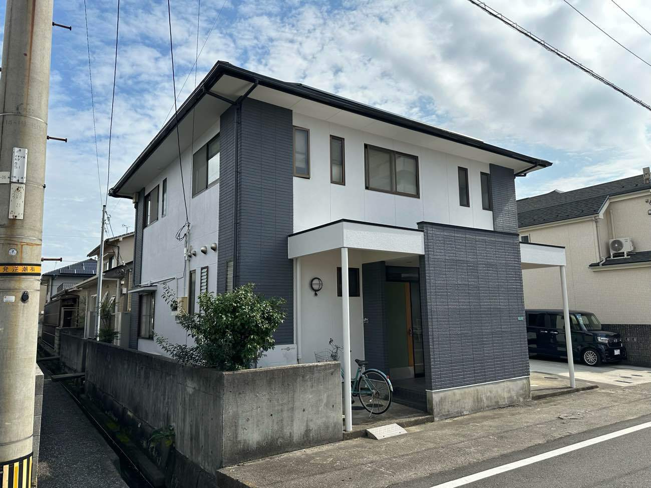 松山市　浅岡様邸　外壁塗装　屋根塗装　2024/11/16