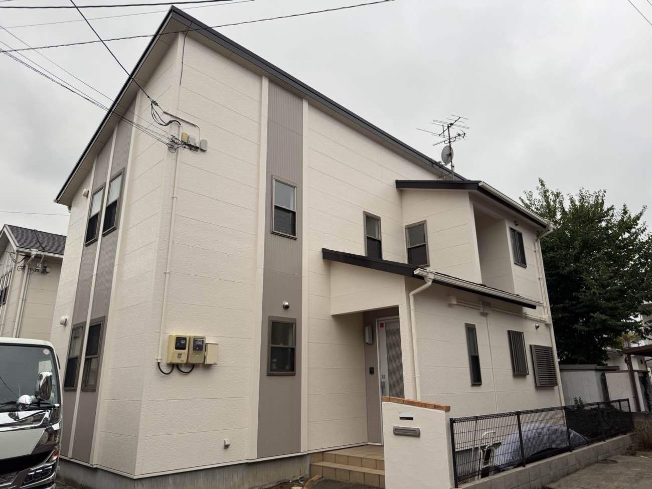 松山市　加賀山様邸　外壁塗装　屋根塗装　2024/11/25