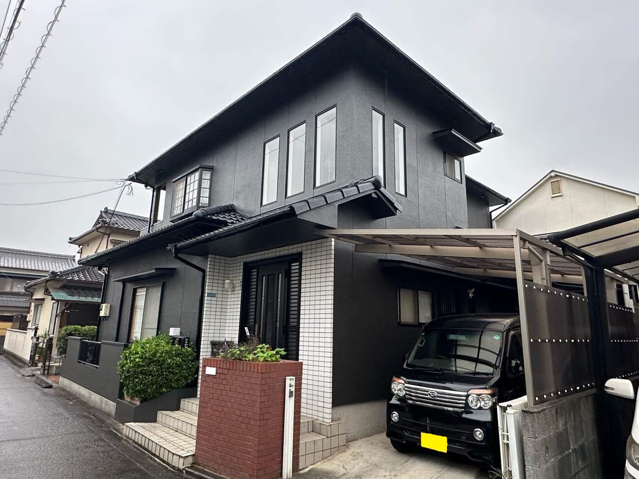 松山市　M.I様邸　外壁塗装　屋根塗装　2024/11/25