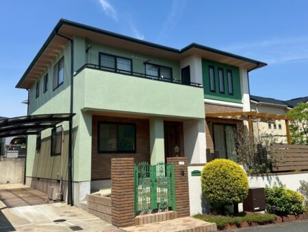 福岡市西区　E様邸　外壁塗装工事　屋根塗装工事