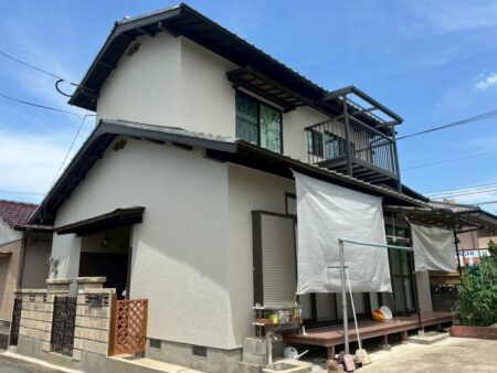 福岡市早良区　I様邸　外壁塗装工事　