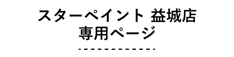 スターペイント益城店　専用ページ