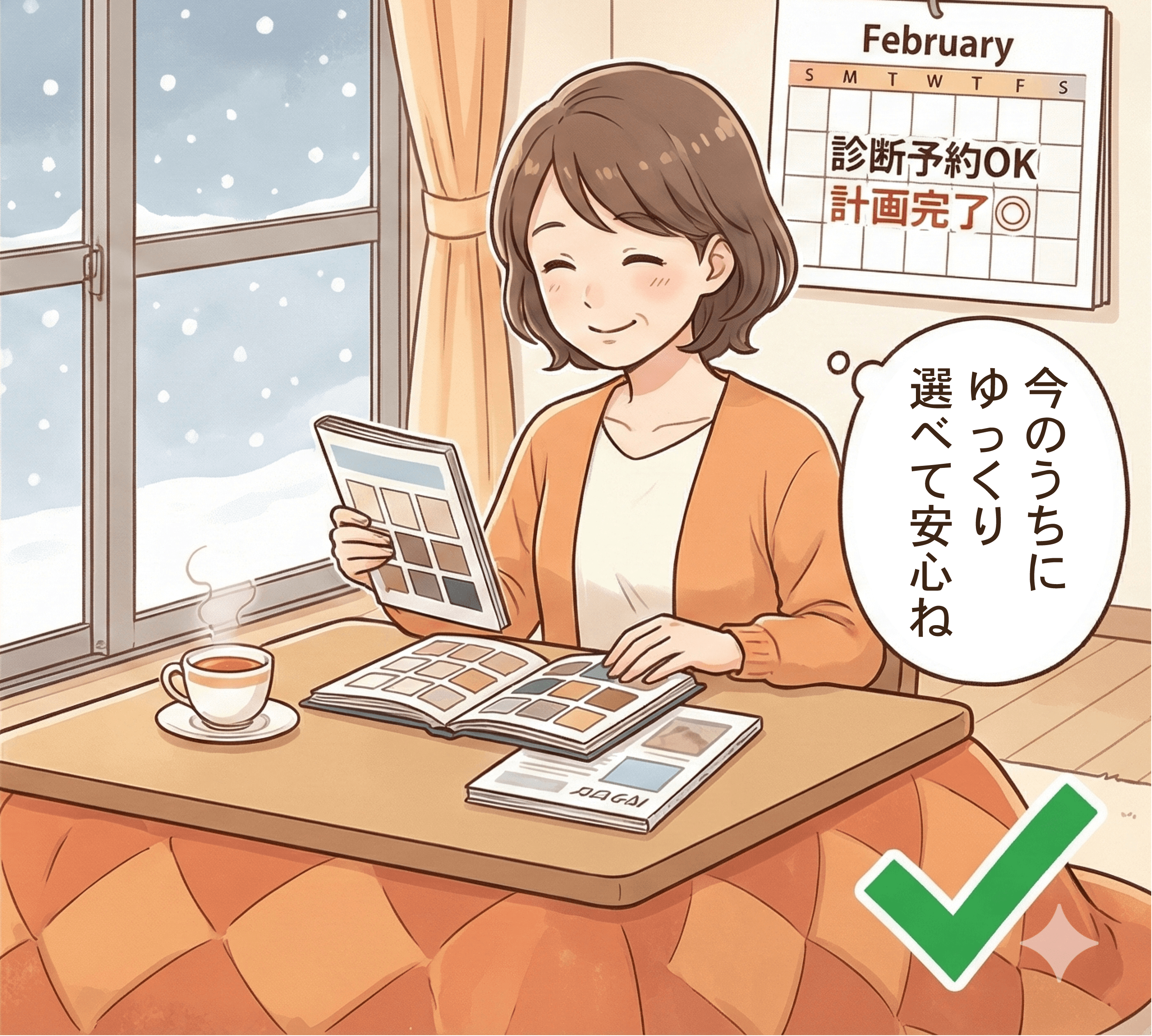 賢い方は2月から問い合わせ