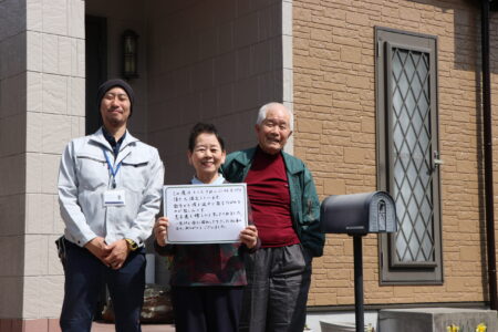 孫も大喜び！ 担当者さんと一緒に作り上げた、自慢の我が家になりました。