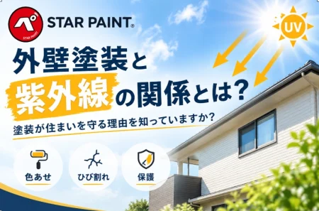 外壁塗装と紫外線の関係とは？塗装が住まいを守る理由を知っていますか？